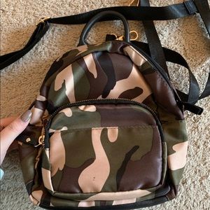 camouflage backpack